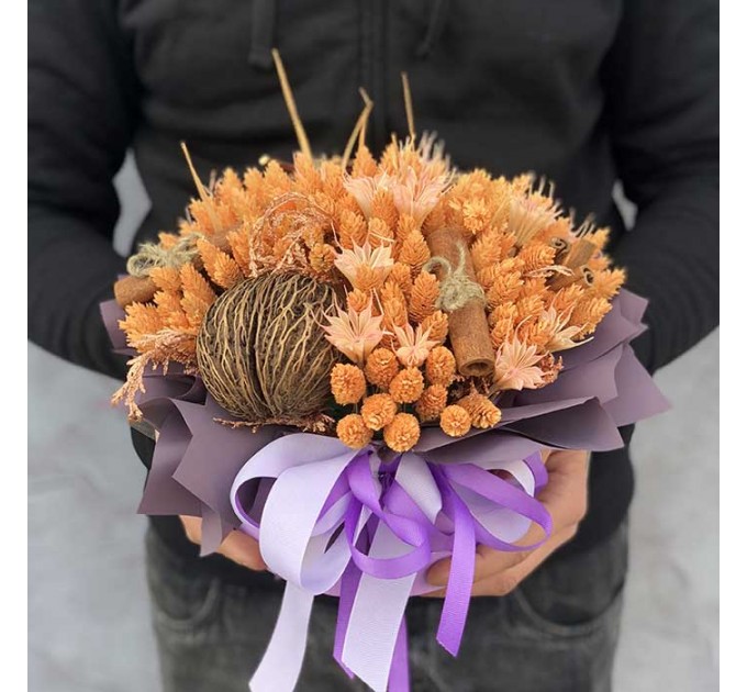 Зимняя композиция «Мандарин»