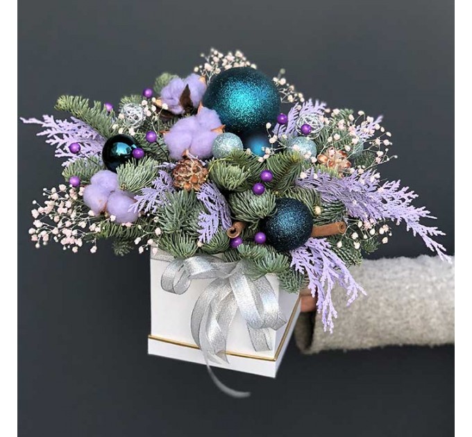 Зимняя композиция «Радость детства»