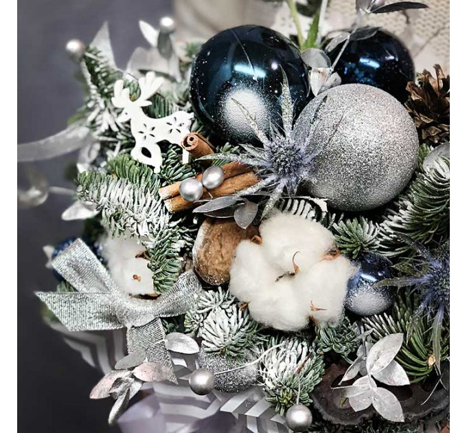 Зимняя композиция «Снежный день»