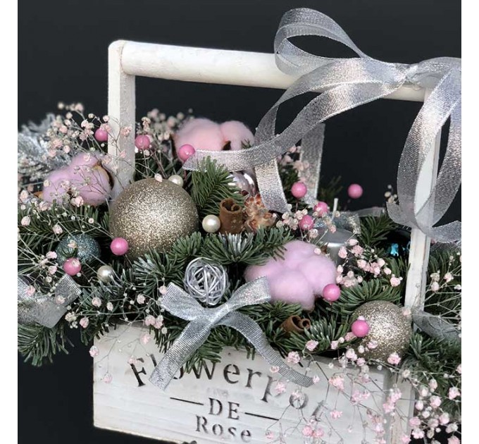 Зимняя композиция «Снежный лес»