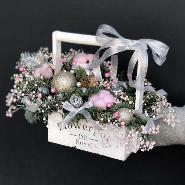 Зимняя композиция «Снежный лес»