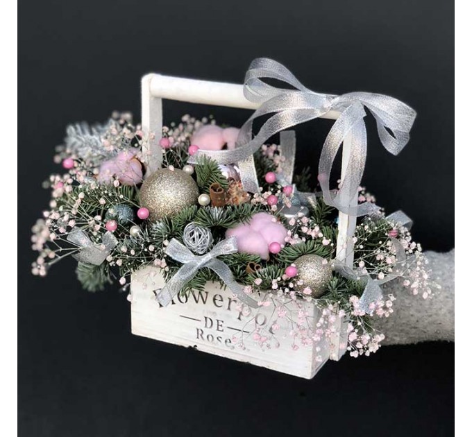 Зимняя композиция «Снежный лес»