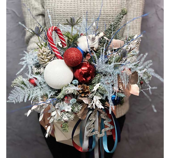 Зимняя композиция «Зимний блюз»