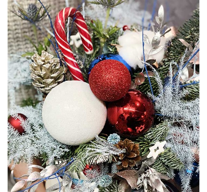 Зимняя композиция «Зимний блюз»