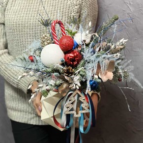 Зимняя композиция «Зимний блюз»