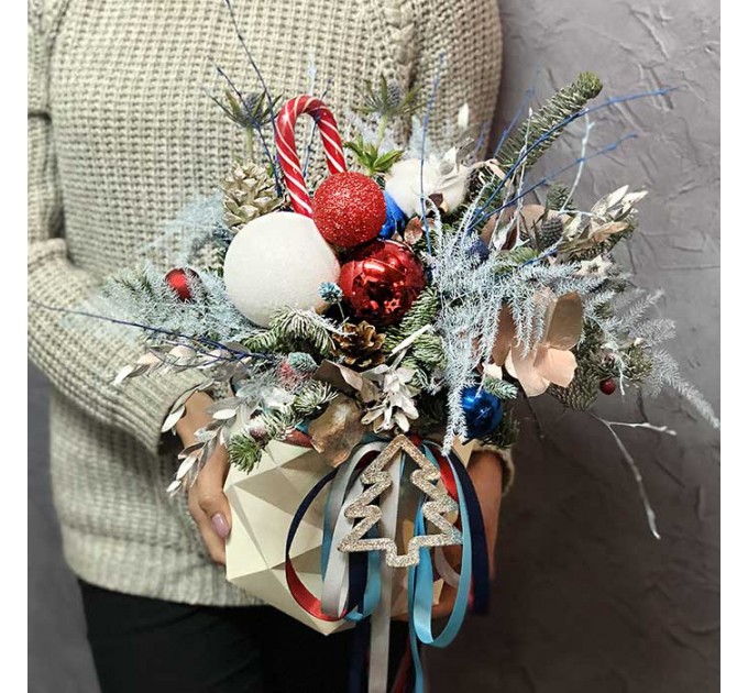 Зимняя композиция «Зимний блюз»